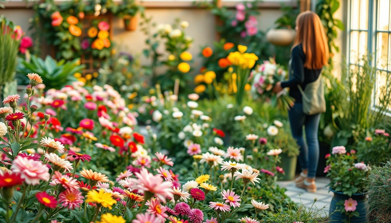 Seasonal flower arrangements
